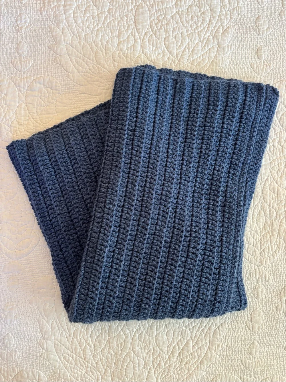 Knit Throw Blue 52x33